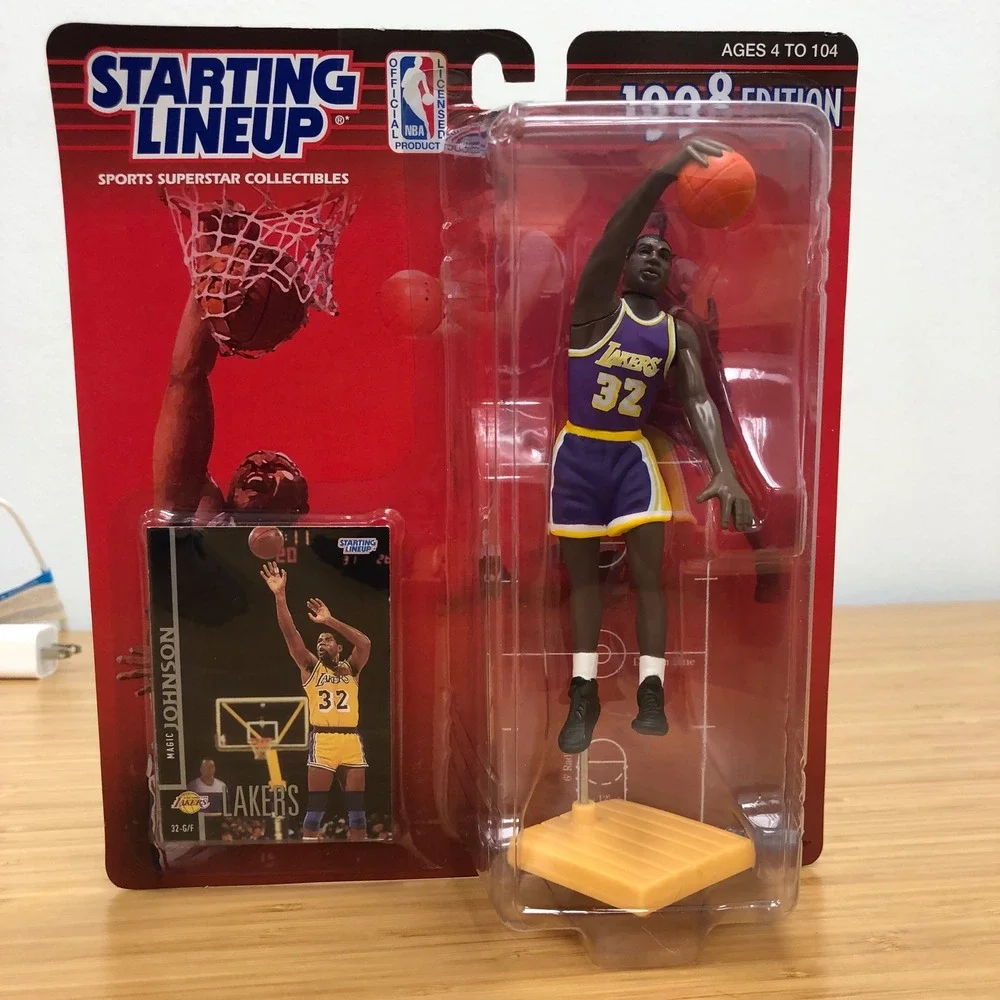 Kenner Starting Lineup Action Figure Collectors Purple Magic Johnson 1998